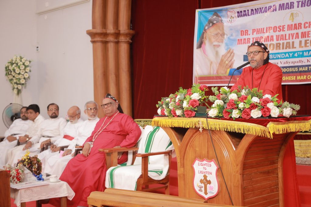 4th Dr. Philipose Mar Chrysostom Mar Thoma Valiya Metropolitan Memorial Lecture