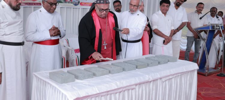 WAYANAD REHABILITATION PROJECT: FOUNDATION STONE BLESSING